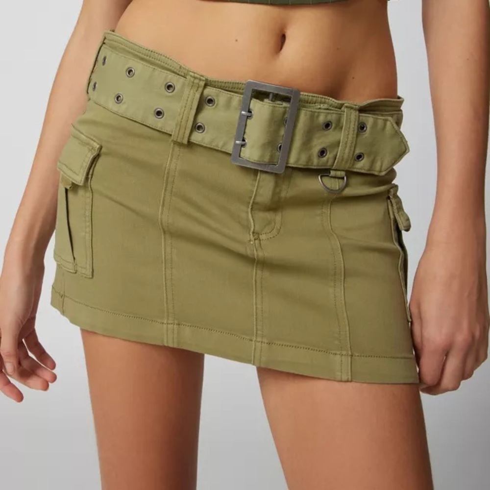 Urban Outfitters Joan Belted Micro Mini Skirt